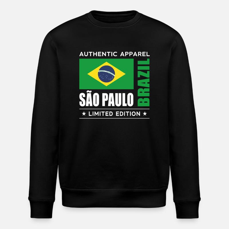 Sao Paulo - Stanley/Stella Unisex Bio-Sweatshirt ROLLER - Schwarz