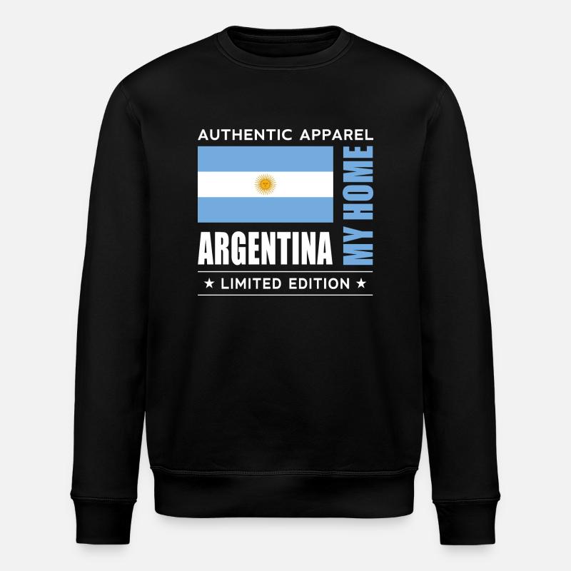 Argentine - Sweat bio ROLLER Stanley/Stella Unisexe - noir