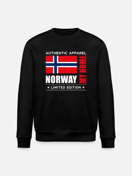 Norway - Stanley/Stella ROLLER Unisex Organic Sweatshirt - black