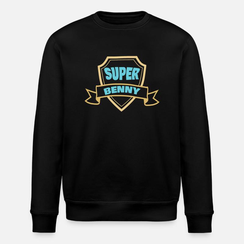 Prénom Benny - Sweat bio ROLLER Stanley/Stella Unisexe - noir