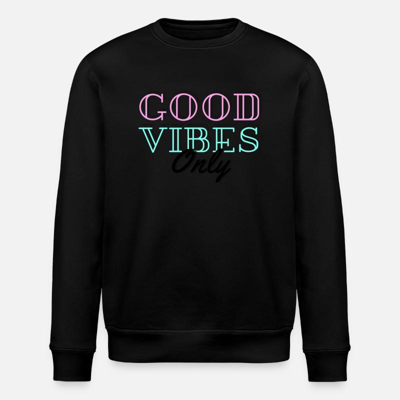positive Energie - Stanley/Stella Unisex Bio-Sweatshirt ROLLER - Schwarz