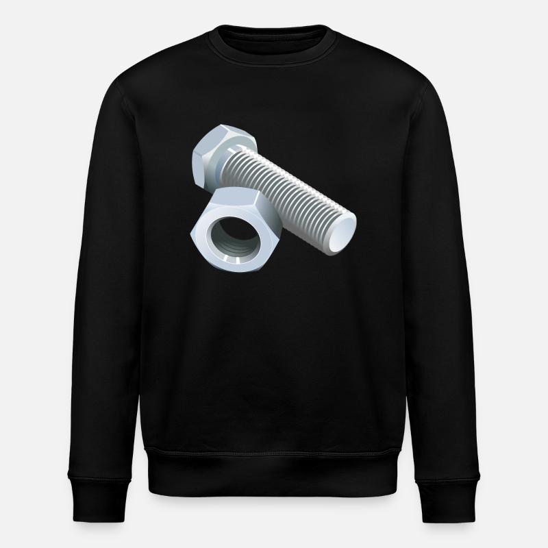 screw - Stanley/Stella ROLLER Unisex Organic Sweatshirt - black