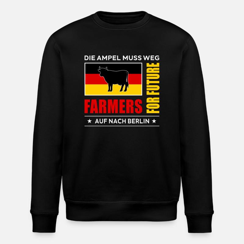Agriculteurs - Sweat bio ROLLER Stanley/Stella Unisexe - noir