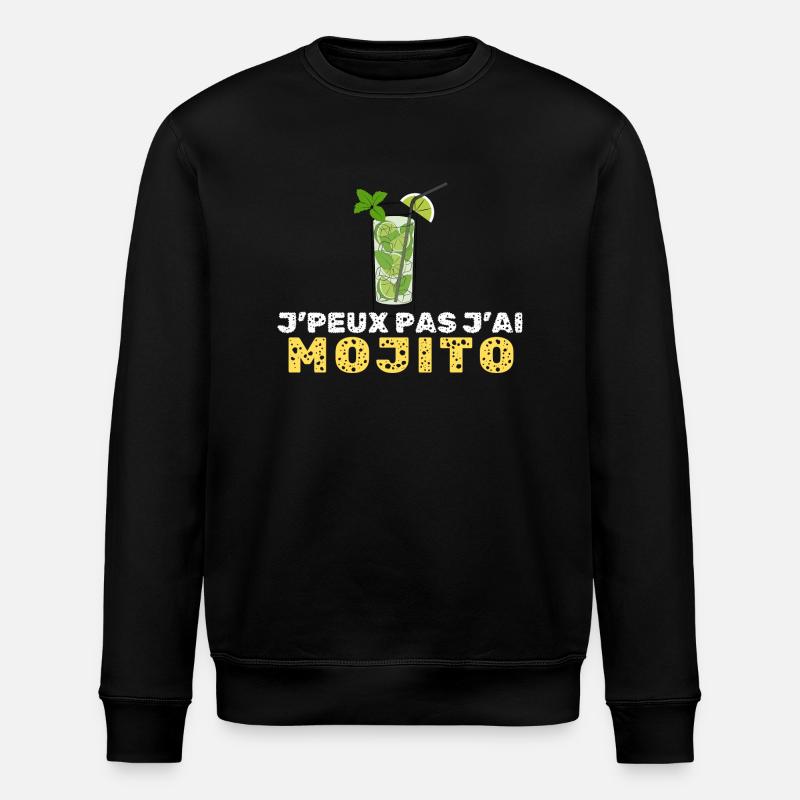 Je peux pas mojito - Sweat bio ROLLER Stanley/Stella Unisexe - noir