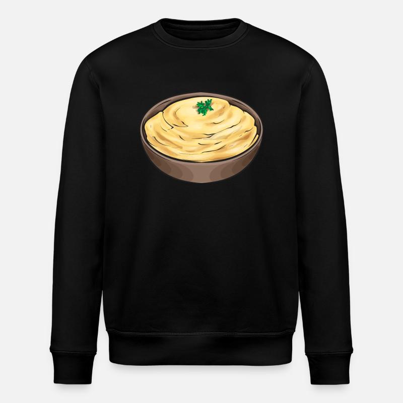 Mashed potatoes Mashed potatoes - Stanley/Stella ROLLER Unisex Organic Sweatshirt - black