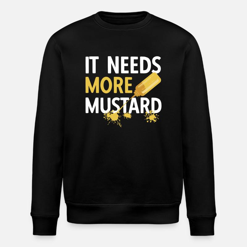 Senf Moutarde - Sweat bio ROLLER Stanley/Stella Unisexe - noir