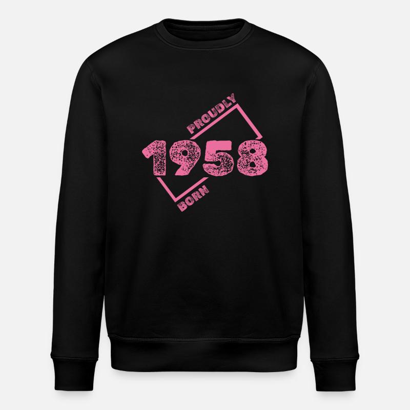 1958 - Stanley/Stella Unisex Bio-Sweatshirt ROLLER - Schwarz