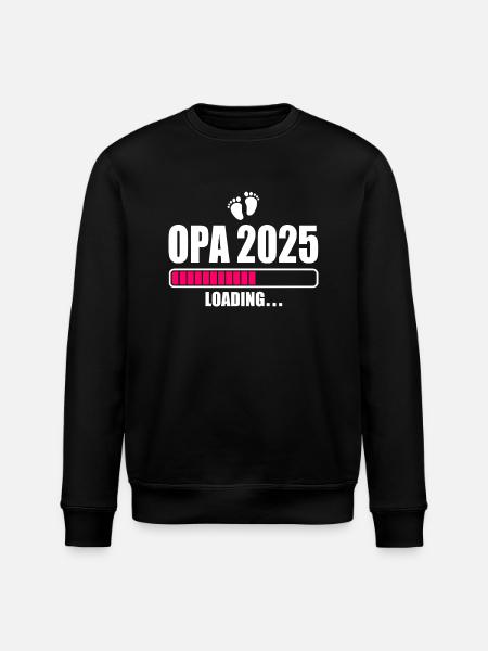 Opa 2025 - Stanley/Stella Unisex Bio-Sweatshirt ROLLER - Schwarz