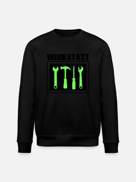 werkzeug werkstatt 02 - Stanley/Stella Unisex Bio-Sweatshirt ROLLER - Schwarz