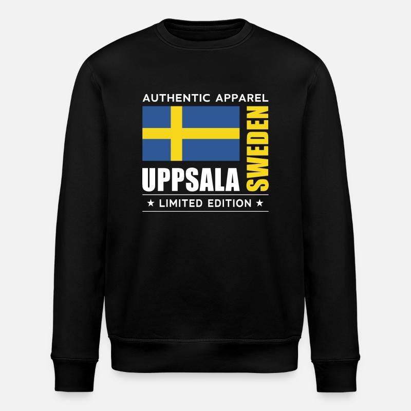 Uppsala - Stanley/Stella ROLLER Unisex Organic Sweatshirt - black