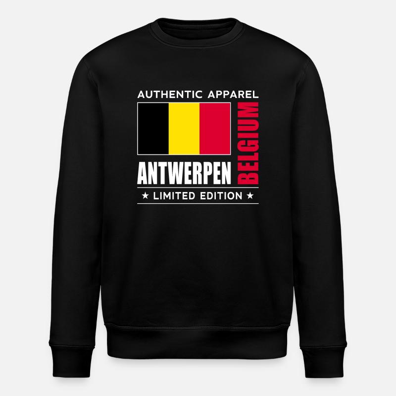 Antwerp - Stanley/Stella ROLLER Unisex Organic Sweatshirt - black