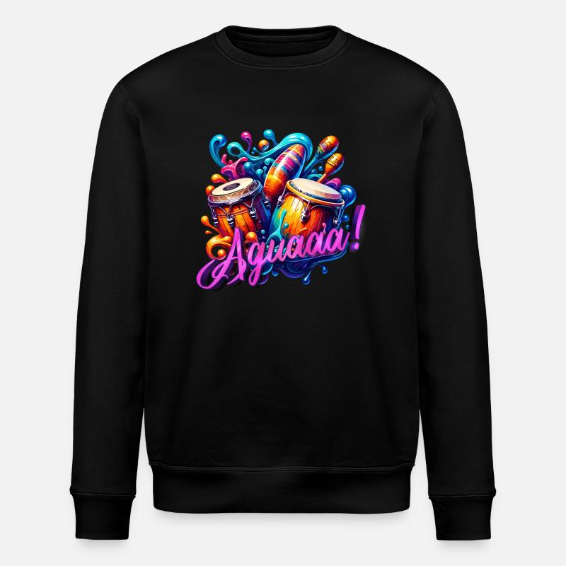salsa claim aguaa - Stanley/Stella Unisex Bio-Sweatshirt ROLLER - Schwarz