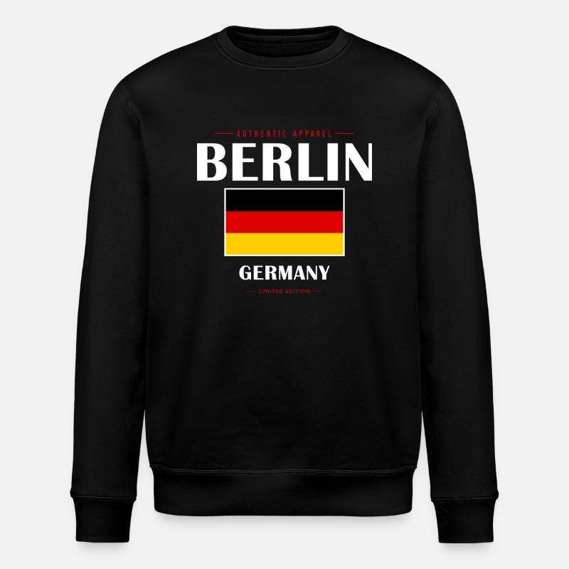 Berlin - Sweat bio ROLLER Stanley/Stella Unisexe - noir