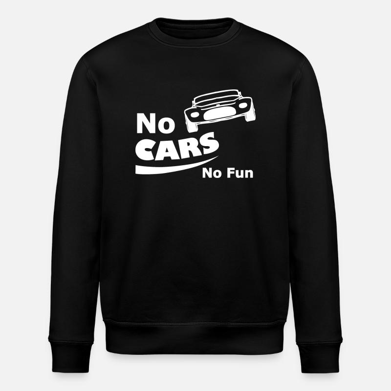 Die lustigen Autofahrer - Stanley/Stella Unisex Bio-Sweatshirt ROLLER - Schwarz