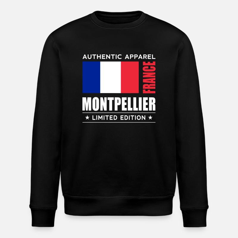 Montpellier - Stanley/Stella Unisex Bio-Sweatshirt ROLLER - Schwarz