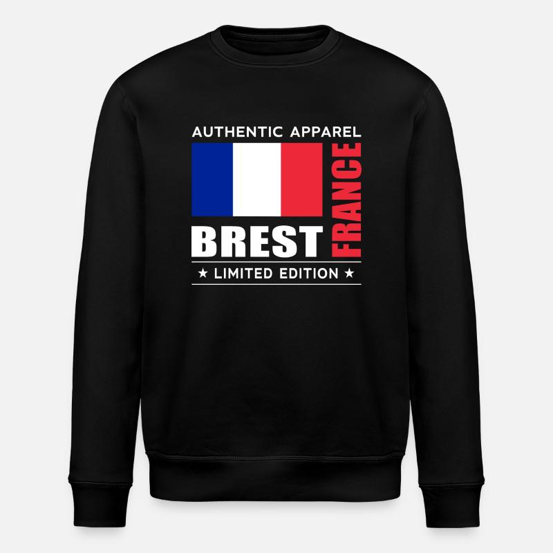 Brest - Sweat bio ROLLER Stanley/Stella Unisexe - noir