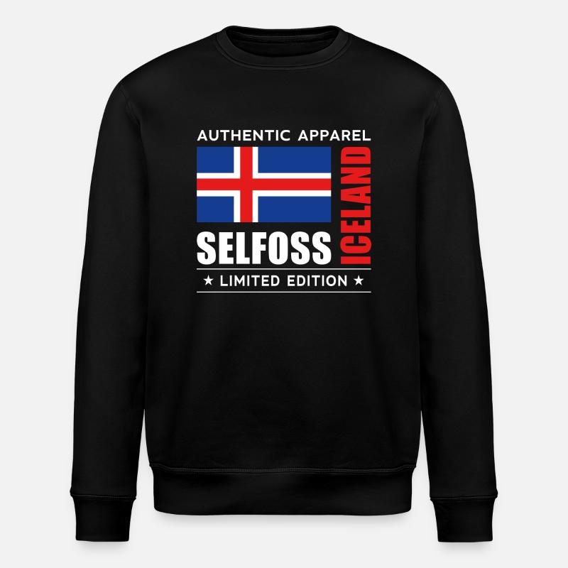 Selfoss - Stanley/Stella ROLLER Unisex Organic Sweatshirt - black