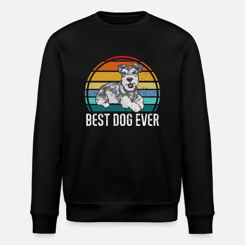 Schnauzer nain Chien Schnauzer - Sweat bio ROLLER Stanley/Stella Unisexe - noir