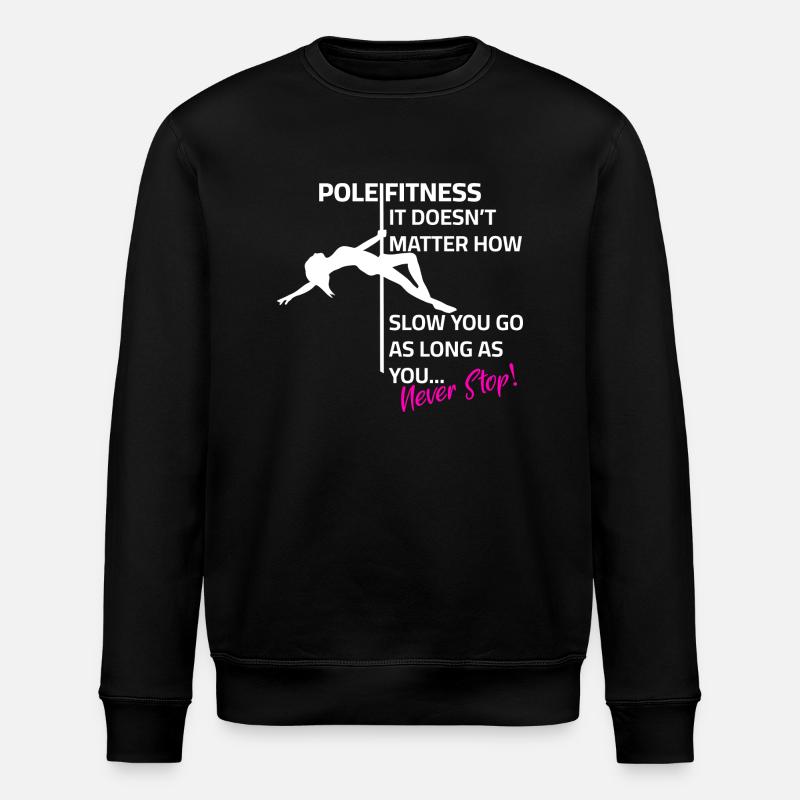 Dicton silhouette de pole dance - Sweat bio ROLLER Stanley/Stella Unisexe - noir