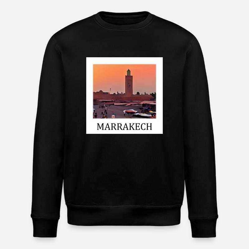 Marrakech - Sweat bio ROLLER Stanley/Stella Unisexe - noir