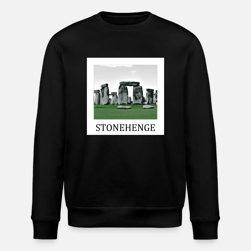 Stonehenge - Stanley/Stella ROLLER Unisex Organic Sweatshirt - black