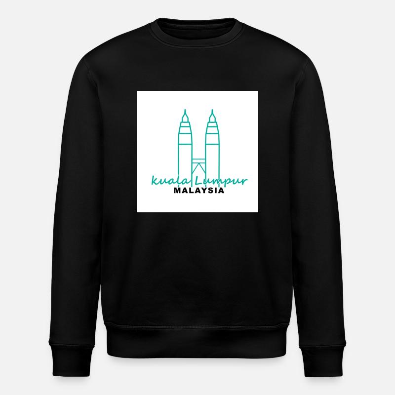 Kuala Lumpur - Sweat bio ROLLER Stanley/Stella Unisexe - noir