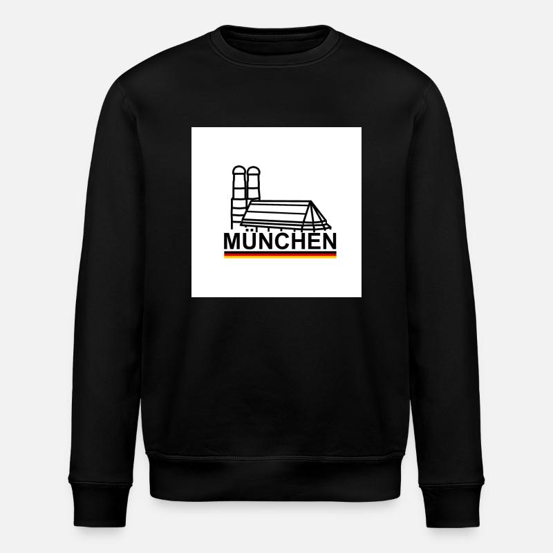 Munich - Sweat bio ROLLER Stanley/Stella Unisexe - noir