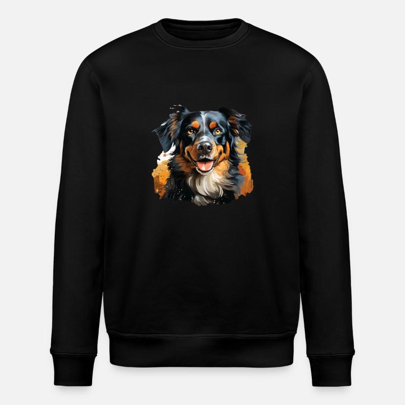 Hund - Stanley/Stella Unisex Bio-Sweatshirt ROLLER - Schwarz