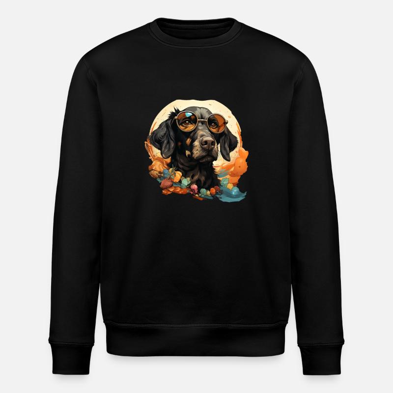 Chien - Sweat bio ROLLER Stanley/Stella Unisexe - noir