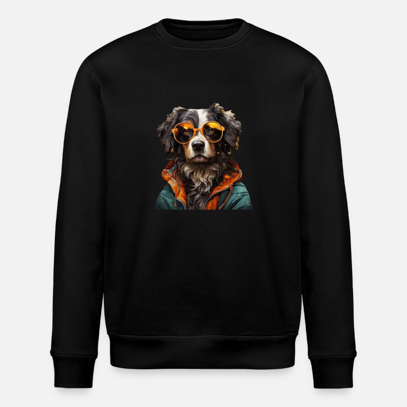 Chien - Sweat bio ROLLER Stanley/Stella Unisexe - noir
