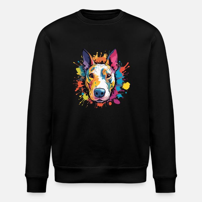 Bull terrier - Sweat bio ROLLER Stanley/Stella Unisexe - noir