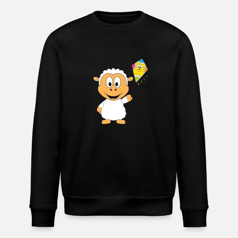 SCHAF - DRACHE - KITE - HERBST - Stanley/Stella Unisex Bio-Sweatshirt ROLLER - Schwarz