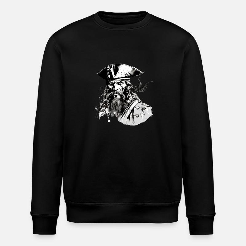 Jack le pirate - Sweat bio ROLLER Stanley/Stella Unisexe - noir