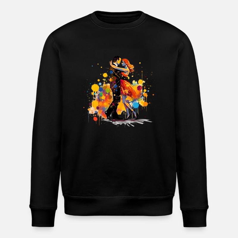 Expressing Yourself Creatively Through Dancing - Stanley/Stella ROLLER Unisex Organic Sweatshirt - black