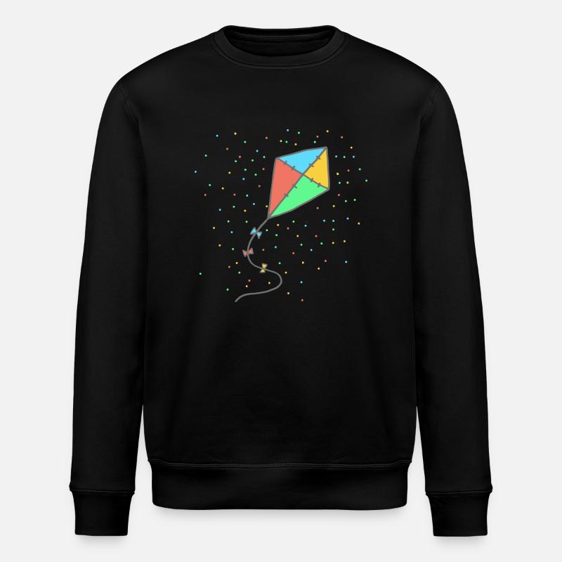 Drachensteigen - Stanley/Stella Unisex Bio-Sweatshirt ROLLER - Schwarz