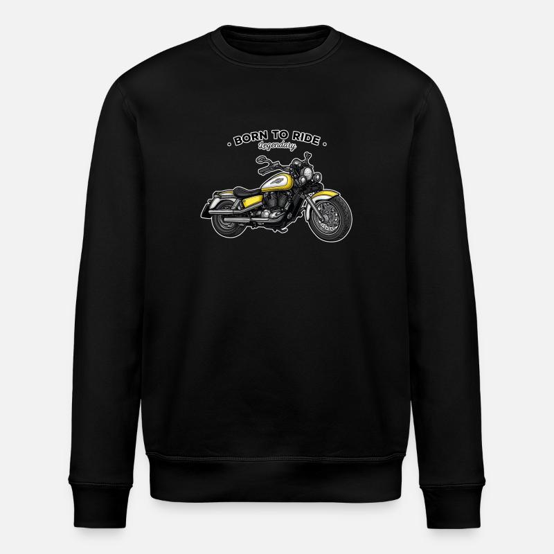 Chopper // Motorrad - Stanley/Stella Unisex Bio-Sweatshirt ROLLER - Schwarz