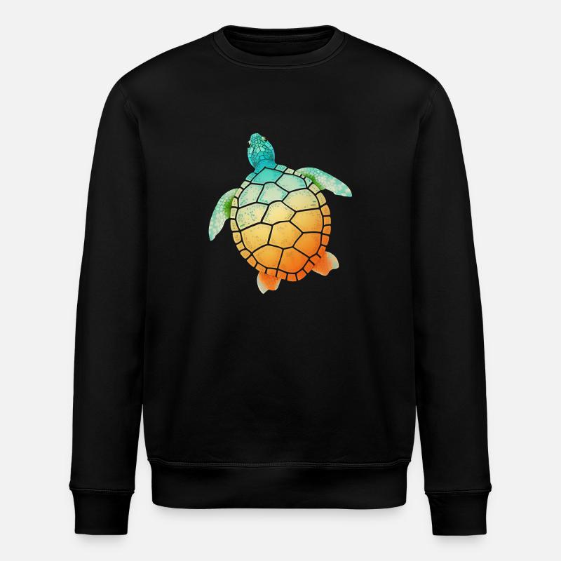 Tortue - Sweat bio ROLLER Stanley/Stella Unisexe - noir