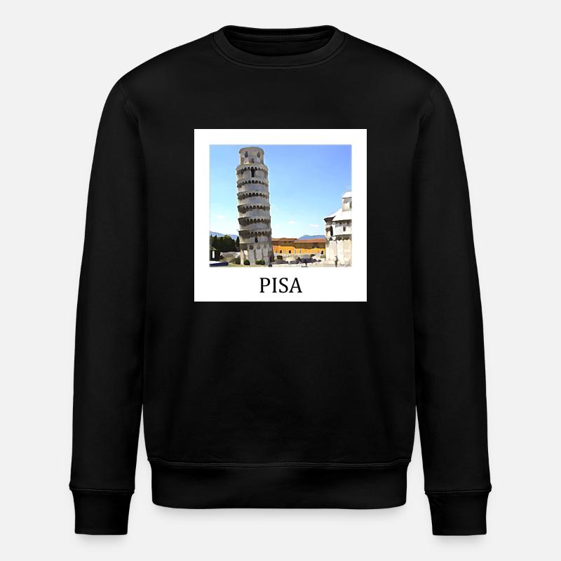 Pisa - Stanley/Stella ROLLER Unisex Organic Sweatshirt - black