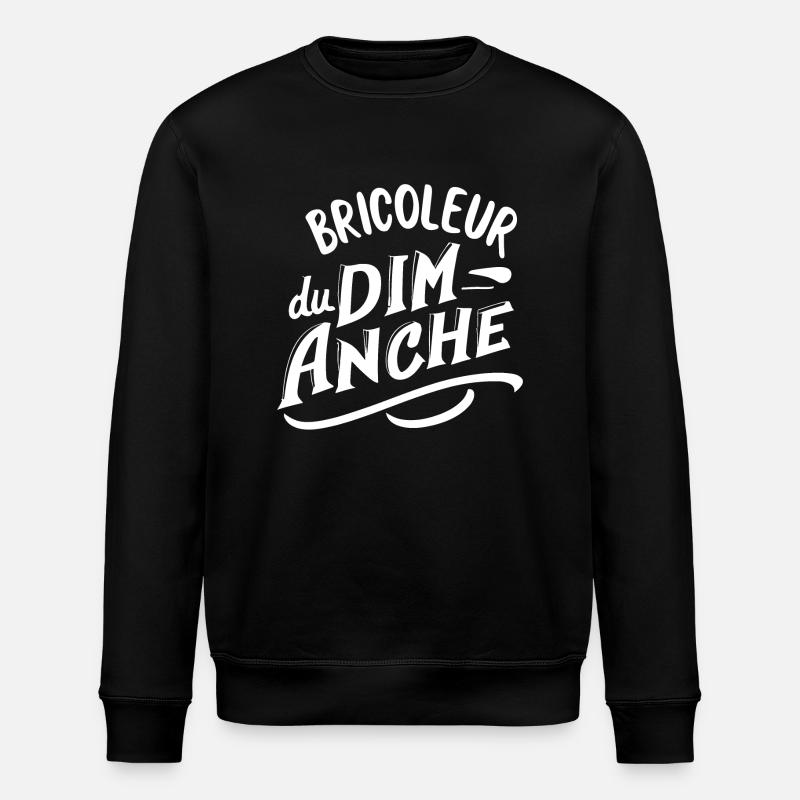 Bricoleur du dimanche - Sweat bio ROLLER Stanley/Stella Unisexe - noir