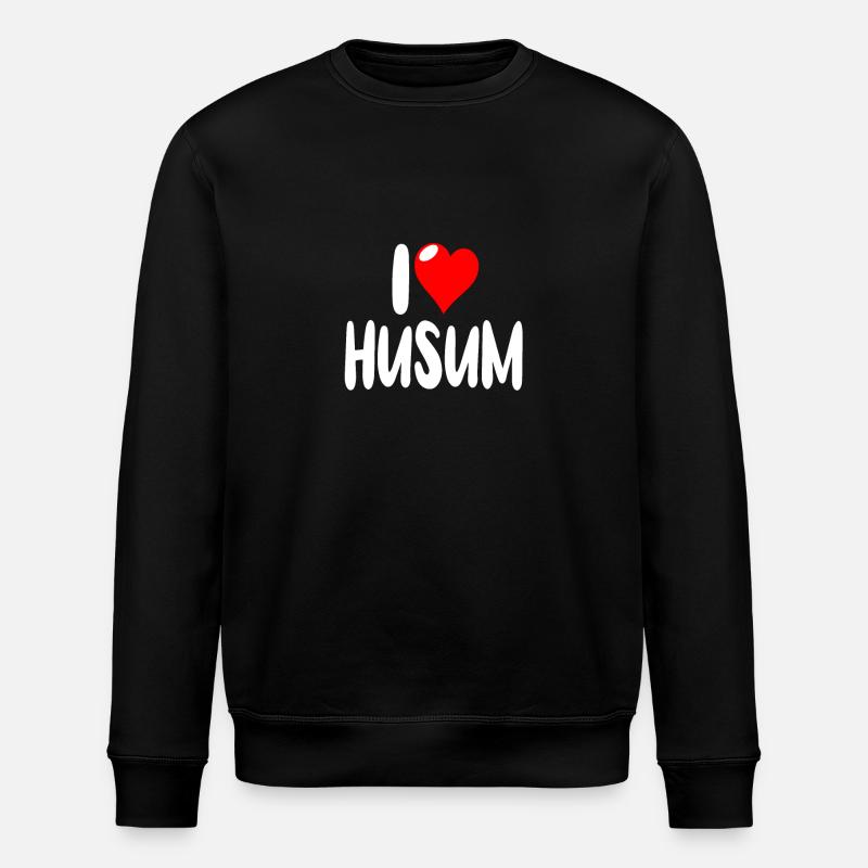 Husum - Stanley/Stella Unisex Bio-Sweatshirt ROLLER - Schwarz