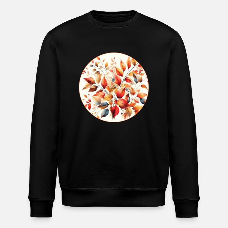 Herbstfärbung - Stanley/Stella Unisex Bio-Sweatshirt ROLLER - Schwarz