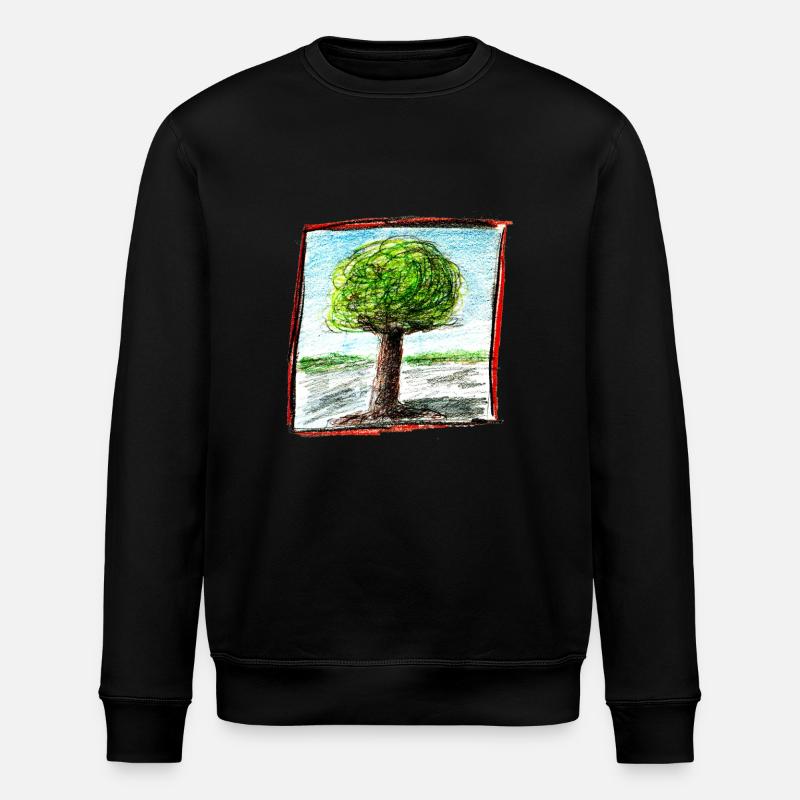Arbre 1 - Sweat bio ROLLER Stanley/Stella Unisexe - noir