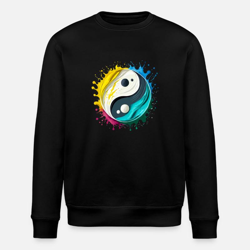 yin yang - Sweat bio ROLLER Stanley/Stella Unisexe - noir