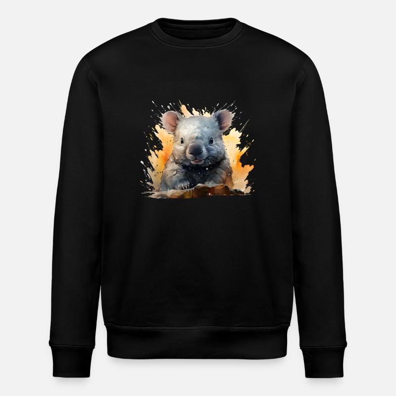 Wombat - Sweat bio ROLLER Stanley/Stella Unisexe - noir