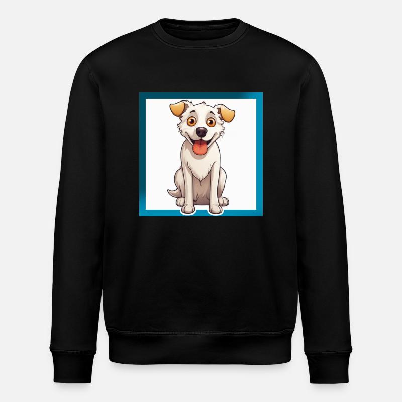 Chien de dessin animé 5 - Sweat bio ROLLER Stanley/Stella Unisexe - noir