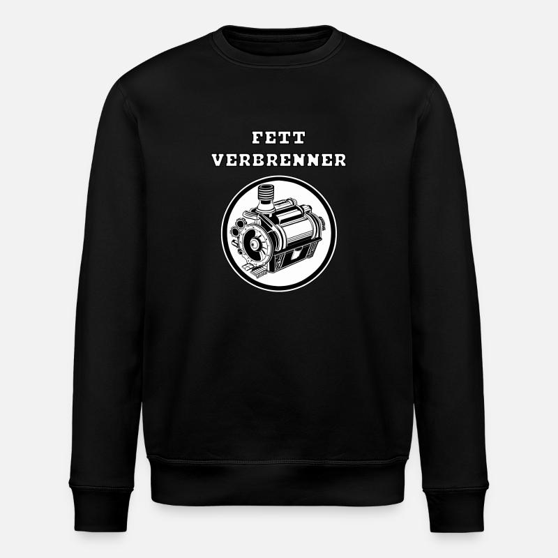 Fettverbrenner - Stanley/Stella Unisex Bio-Sweatshirt ROLLER - Schwarz
