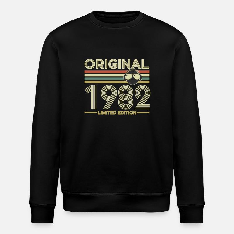 1982 - Stanley/Stella Unisex Bio-Sweatshirt ROLLER - Schwarz