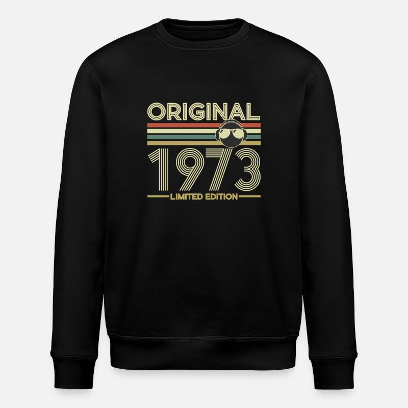 1973 - Stanley/Stella Unisex Bio-Sweatshirt ROLLER - Schwarz