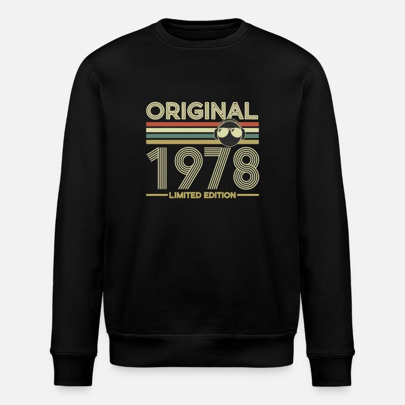 1978 - Stanley/Stella Unisex Bio-Sweatshirt ROLLER - Schwarz