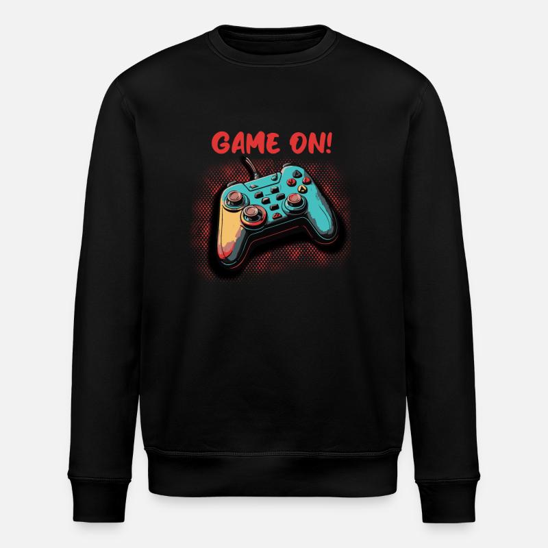 Game on - Stanley/Stella Unisex Bio-Sweatshirt ROLLER - Schwarz